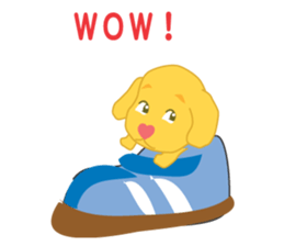 Heart-muzzle Puppy sticker #9491622