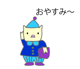 chubby pig sticker #9491710