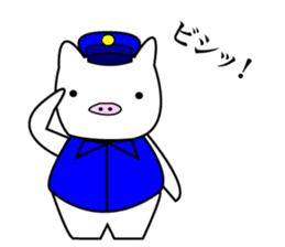 chubby pig sticker #9491714