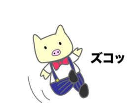 chubby pig sticker #9491729