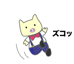 chubby pig sticker #9491729