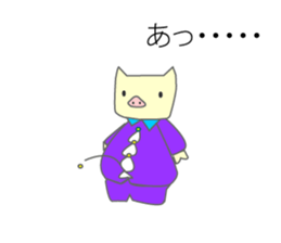 chubby pig sticker #9491743