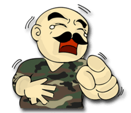 sgt.Chai - in his casual day sticker #9492310