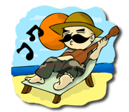 sgt.Chai - in his casual day sticker #9492333