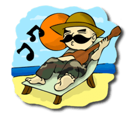 sgt.Chai - in his casual day sticker #9492333