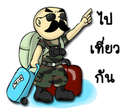 sgt.Chai - in his casual day sticker #9492335