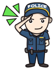 Cute Policeman sticker #9492784