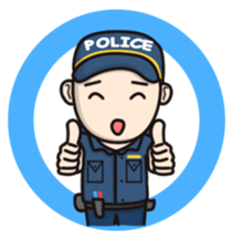 Cute Policeman sticker #9492785