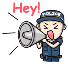 Cute Policeman sticker #9492787