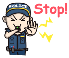 Cute Policeman sticker #9492791