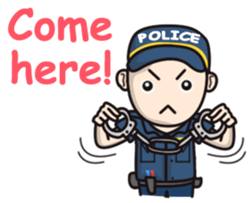 Cute Policeman sticker #9492792