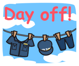 Cute Policeman sticker #9492794