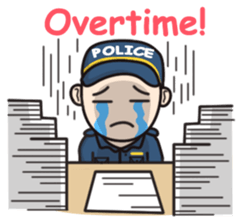 Cute Policeman sticker #9492795