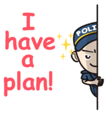 Cute Policeman sticker #9492797