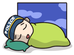 Cute Policeman sticker #9492800