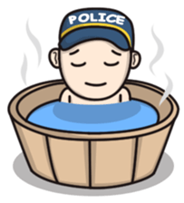 Cute Policeman sticker #9492803