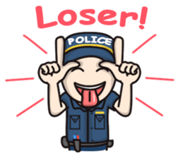 Cute Policeman sticker #9492811