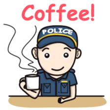 Cute Policeman sticker #9492814