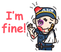 Cute Policeman sticker #9492817