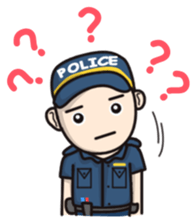 Cute Policeman sticker #9492820