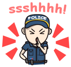 Cute Policeman sticker #9492822