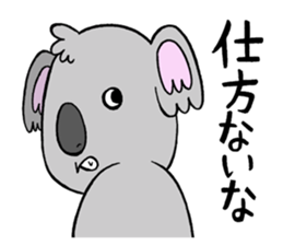 a  haughty koala sticker #9493144