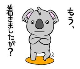a  haughty koala sticker #9493150