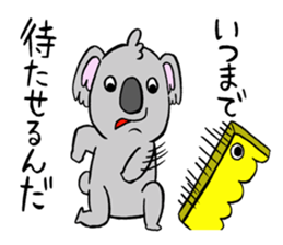 a  haughty koala sticker #9493152