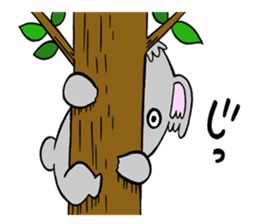 a  haughty koala sticker #9493160