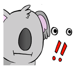 a  haughty koala sticker #9493161