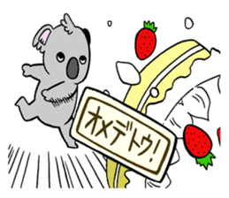 a  haughty koala sticker #9493167