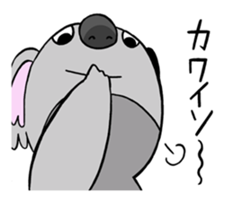 a  haughty koala sticker #9493170