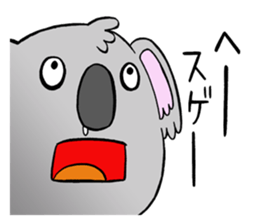 a  haughty koala sticker #9493175