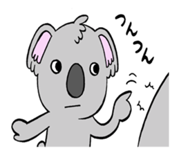 a  haughty koala sticker #9493177