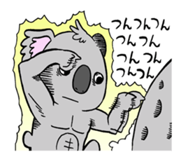 a  haughty koala sticker #9493178