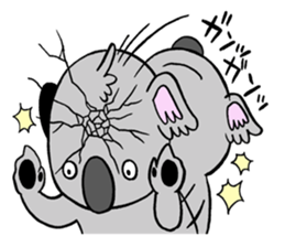 a  haughty koala sticker #9493179