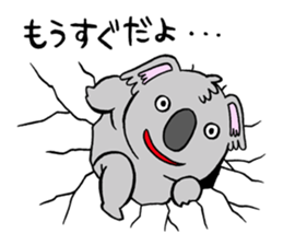 a  haughty koala sticker #9493180
