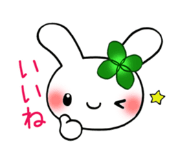 Happy Rabbit's daily life sticker #9493552