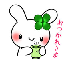 Happy Rabbit's daily life sticker #9493553