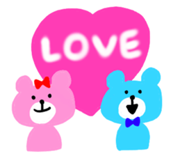 BEAR couple !! 2 sticker #9493664