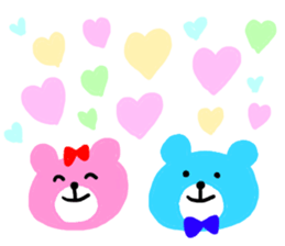 BEAR couple !! 2 sticker #9493667