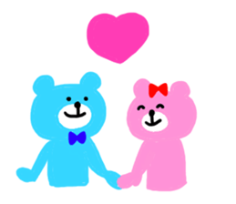 BEAR couple !! 2 sticker #9493679