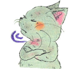 unwind dog and cat sticker #9495205