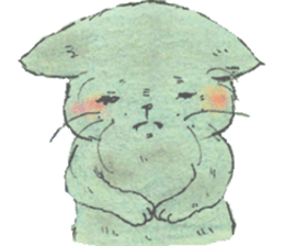 unwind dog and cat sticker #9495206