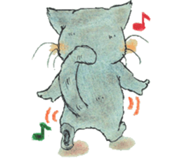 unwind dog and cat sticker #9495209