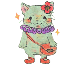 unwind dog and cat sticker #9495210