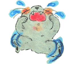 unwind dog and cat sticker #9495212