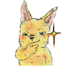 unwind dog and cat sticker #9495214