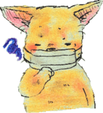 unwind dog and cat sticker #9495216