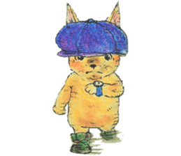 unwind dog and cat sticker #9495220